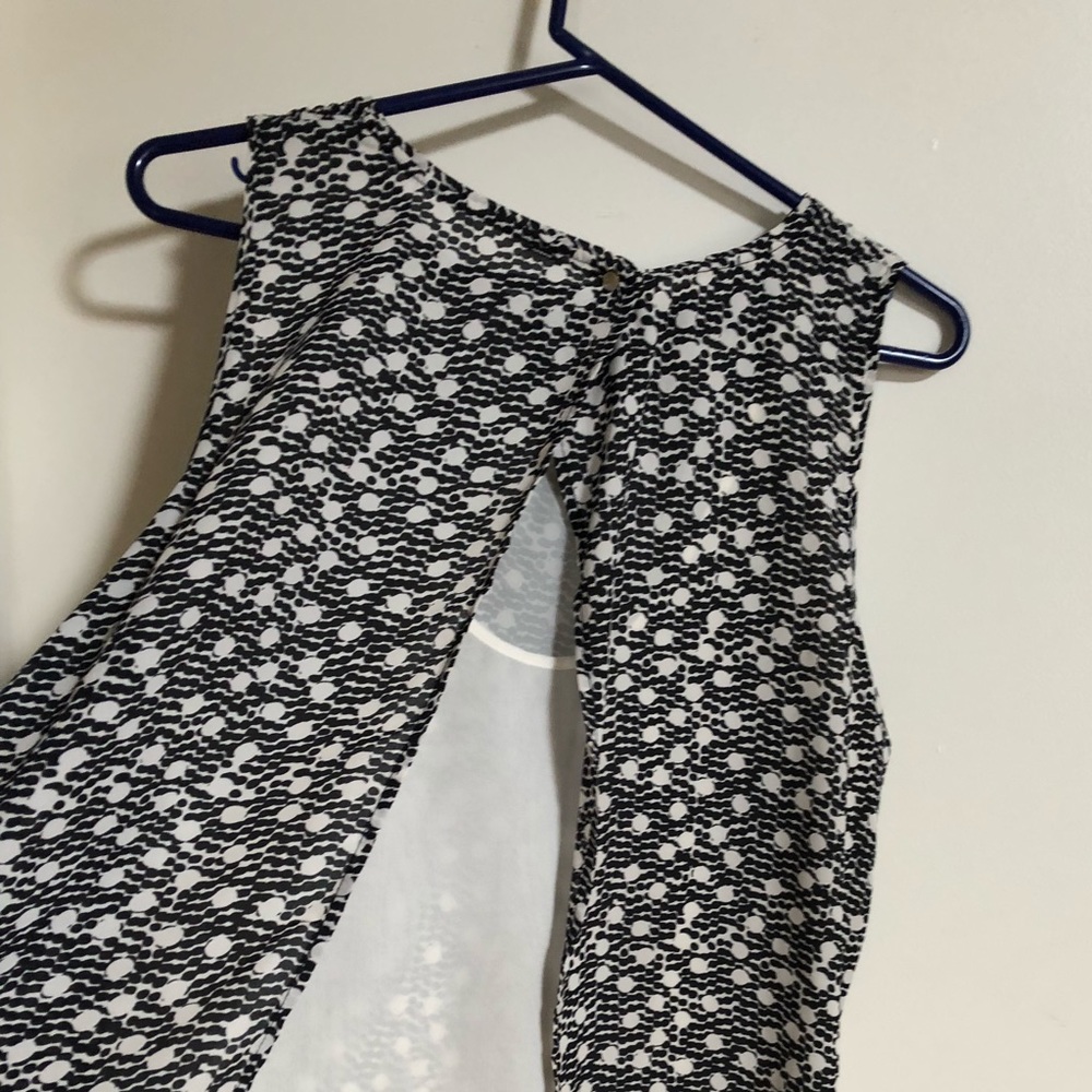H&M Black Dot Pattern Shell NWT